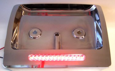 CHROME LED LIGHTED FILLER PLATE