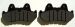 BRAKE PADS FOR FRONT - GL1100 82-83